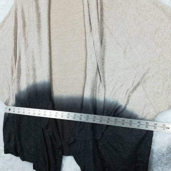 Status By Chenault Womens Cardigan Sweater Multicolor Ombre Short Sleeve M New - Picture 4 of 7